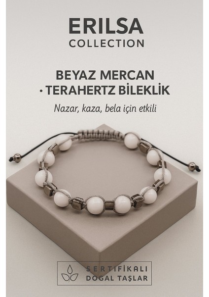 Sertifikalı Terahertz - Beyaz Mercan – Nazar, Kaza, Bela Koruma Enerjisi