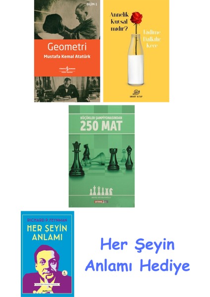 Geometri + Annelik Kutsal Mıdır? + Küçükler Şampiyonasından 250 Mat + Her Şeyin Anlamı
