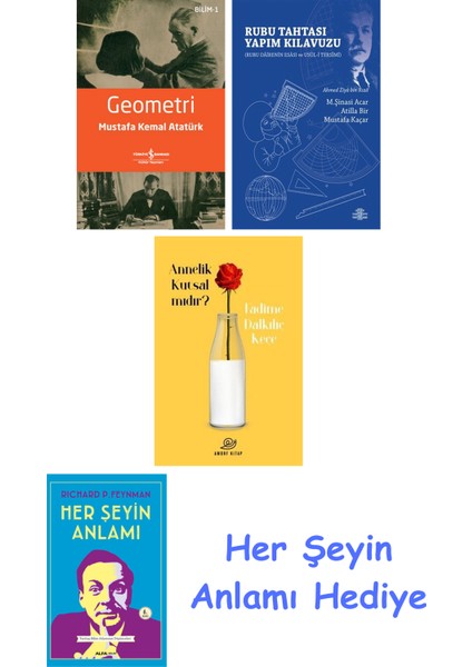 Geometri + Rubu Tahtası Yapım Kılavuzu + Annelik Kutsal Mıdır? + Her Şeyin Anlamı