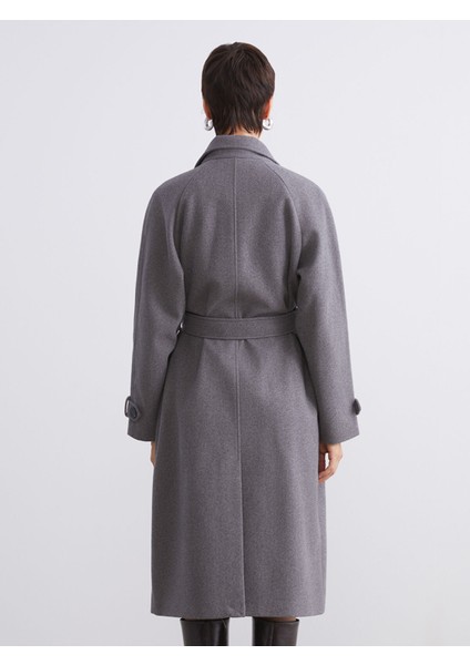 Yeni Sezon Ceket Yaka Oversize Kadın Kaşe Kaban indirimleri