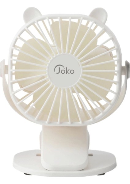 JS03 Masaüstü Soğutma Fanı - BEYAZ-(5796) - F807K506-U50807