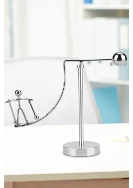 Manyetik Sallanan Kayakçı Masa Üstü Salıncak Sürekli Sallanan Manyetik Masa Üstü Dekor Obje modelleri