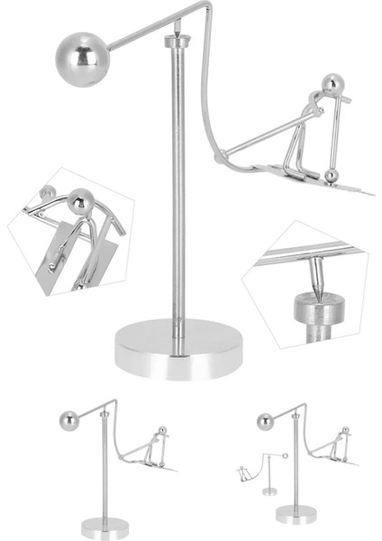 Manyetik Sallanan Kayakçı Masa Üstü Salıncak Sürekli Sallanan Manyetik Masa Üstü Dekor Obje indirimleri