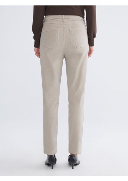 Yeni Sezon Dar Fit Kadife Kadın Pantolon fırsatları