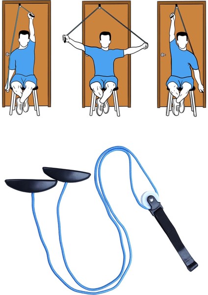 Omuz Çalıştırma Makarası El Bilek Destekli Evde Omuz Çalışma Aleti