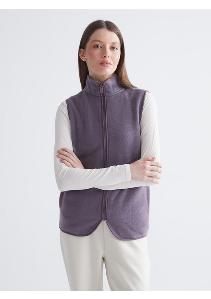 Yeni Sezon Dik Yaka Kadın Polar Yelek