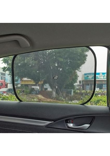 Araç Arka Yan Cam Güneşlik Vantuzlu Oto Perde Seti Araç Perdesi (2 Adet) fırsatları
