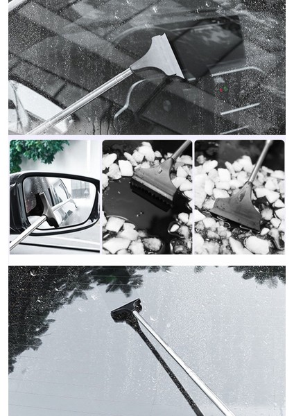 Teleskopik Uzayıp Kısalabilen Oto Ayna Cam Silme Aparatı Araç Cam Silecek Portatif Tasarım indirimleri