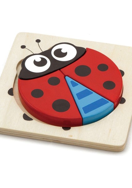 Uğur Böceği Şeklinde Ahşap Bultak Oyun Seti Eğitici Öğretici Oyun Set Bultak Puzzle Oyuncak fiyatları