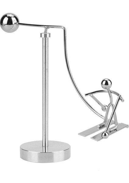 Manyetik Sallanan Kayakçı Masa Üstü Salıncak Sürekli Sallanan Manyetik Masa Üstü Dekor Obje