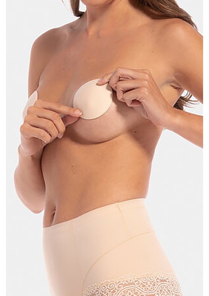 Ten Rengi Göğüs Ucu Kapatıcı Mini Silikon 1 Çift Yapışkanlı Ped fiyatları