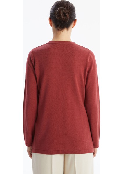 Yeni Sezon Bisiklet Yaka Çizgili Uzun Kollu Kadın Triko Kazak fırsatları