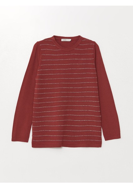 Yeni Sezon Bisiklet Yaka Çizgili Uzun Kollu Kadın Triko Kazak indirimleri