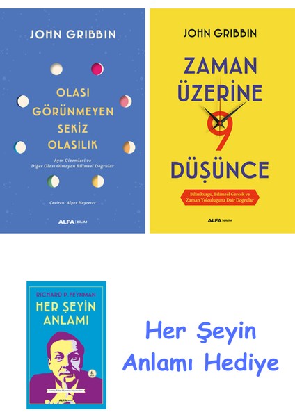 Olası Görünmeyen Sekiz Olasılık + Zaman Üzerine Dokuz Düşünce + Her Şeyin Anlamı