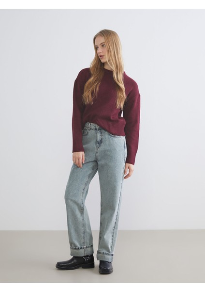 Yeni Sezon Bisiklet Yaka Kadın Triko Kazak fiyatları