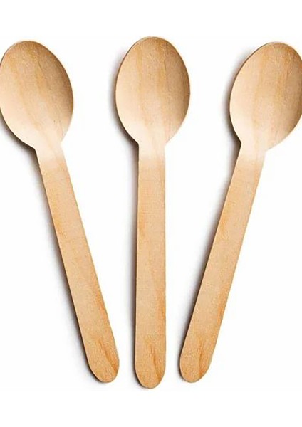 6'lı Mini Bambu Tahta Kaşık Baharat Kaşığı 6lı Ahşap Mini Kaşık Seti fırsatları