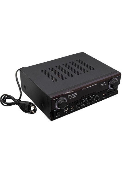 MV-500 100W USB/SD/Bluetooth 2 Bölgeli Hat Trafolu Amfi modelleri