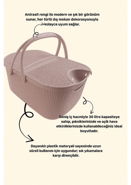 Hasır Piknik Sepeti – Şık ve Dayanıklı Tasarım | Aile Piknikleri Için Ideal Seçim modelleri