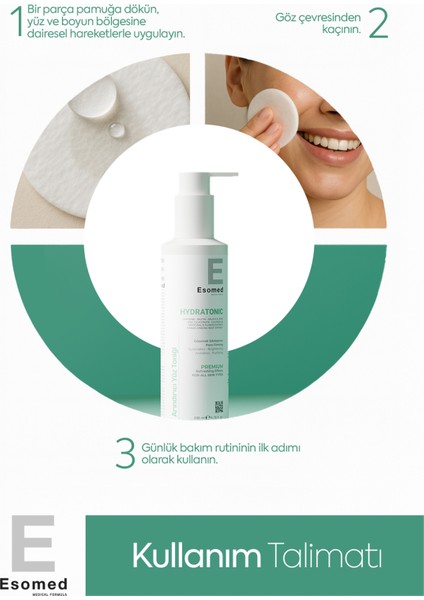 Hydratonic Asit Yüz Toniği Gözenek Sıkılaştırıcı, Yağ Dengeleyici ve Arındırıcı Tonik Hydratonic Acid 200ml