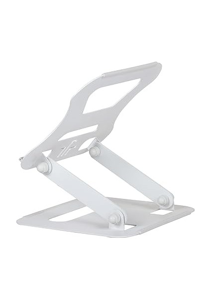 Laptop Standı Çelik Laptop Standı Bilgisayar Yükseltici Ergonomik Stand Tüm Boyutlarda Notebooklara Uygun Çelik Notebook Standı (Beyaz) fiyatları