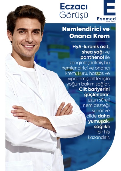 200 ml Nemlendirici ve Onarıcı Bakım Kremi Hyalüronik Asit İçerikli Kuru Ciltler İçin fırsatları