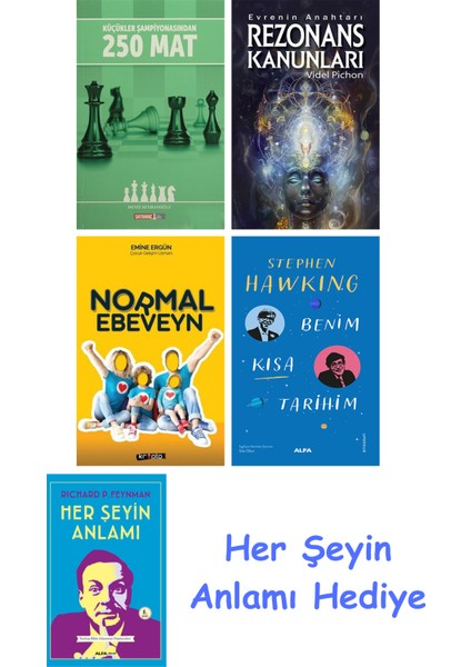 Küçükler Şampiyonasından 250 Mat + Rezonans Kanunları + Normal Ebeveyn + Benim Kısa Tarihim + Her Şeyin Anlamı