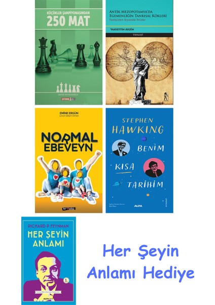 Küçükler Şampiyonasından 250 Mat + Antik Mezopotamya'da Egemenliğin Tanrısal Kökleri + Normal Ebeveyn + Benim Kısa Tarihim + Her Şeyin Anlamı