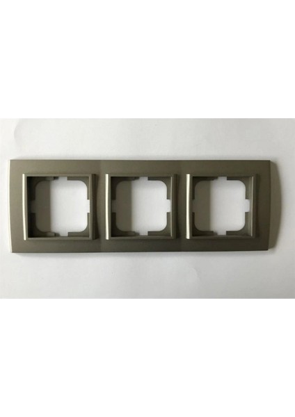 Antrasit Üçlü Çerçeve - Priz ve Anahtar Için Uyumlu Çerçeve fiyatları