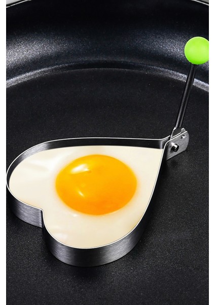 1 Adet Yumurta Pişirme Kalıbı Kalp Şekilli Yumurta Kalıbı Pratik Paslanmaz Mutfak Kalıbı Kalp fiyatları