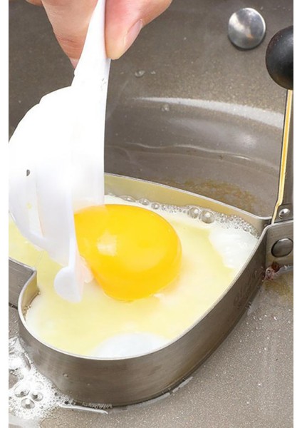 1 Adet Yumurta Pişirme Kalıbı Kalp Şekilli Yumurta Kalıbı Pratik Paslanmaz Mutfak Kalıbı Kalp indirimleri