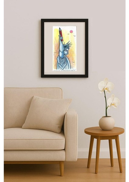 Mihaita Porumbita 21X11CM Orijinal Karikatür Tablo fiyatları