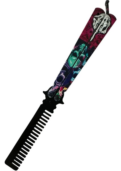 Metal Desenli Kelebek Tarak Öğretici Eğitim Tarağı Kuru Kafa Metal Kelebek Tarak fiyatları