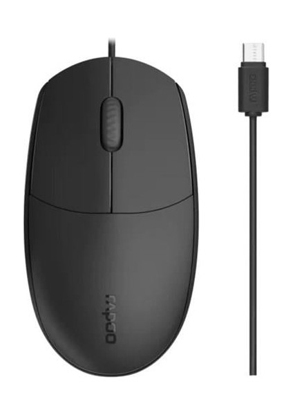 N100C Optik Kablolu Type-C Mouse - Siyah fiyatları