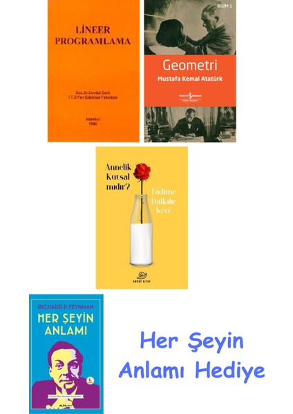 Lineer Programlama + Geometri + Annelik Kutsal Mıdır? + Her Şeyin Anlamı