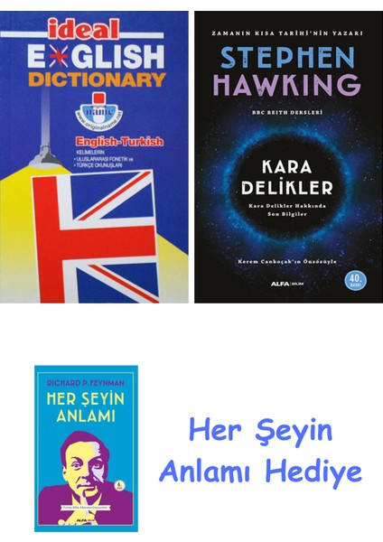 Ideal English Dictionary + Kara Delikler + Her Şeyin Anlamı