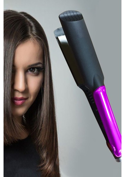 220 Derece Turmalin Seramik Kalın Plakalı Iyonik Saç Düzleştirici Dp-08