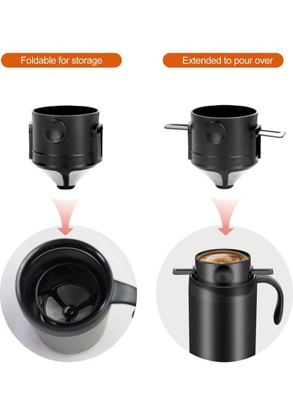 Yeni Açık Kullanışlı El Demleme Kahve Fincanı Paslanmaz Çelik Üç Parçalı Termos Fincan Taşınabilir Fincan Ev Kahve Fincanı Damlama Seti (Yurt Dışından) modelleri