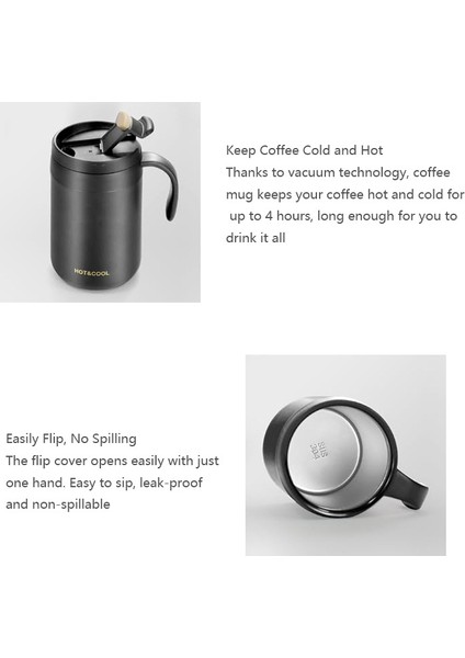 Yeni Açık Kullanışlı El Demleme Kahve Fincanı Paslanmaz Çelik Üç Parçalı Termos Fincan Taşınabilir Fincan Ev Kahve Fincanı Damlama Seti (Yurt Dışından) fırsatları