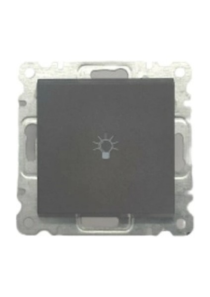 Füme Zil Butonu Lıght Modül Çerçevesiz - Priz ve Anahtar Için Uyumlu Çerçeve fiyatları