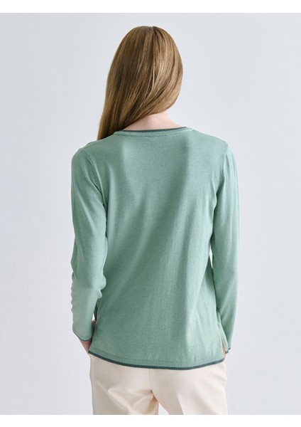 Yeni Sezon Bisiklet Yaka Kadın Triko Kazak fırsatları