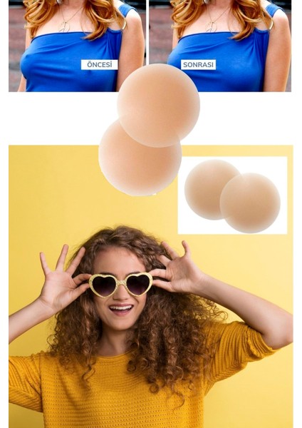 Silikon Göğüs Ucu Kapatıcı Gizleyici Bant Aparat