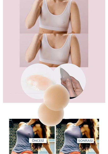 Silikon Göğüs Ucu Kapatıcı Gizleyici Bant Aparat modelleri