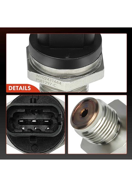 0281002907 Dizel Yakıt Rayı Mercedes-Benz Için Basınç Sensörü E350 GL350 ML350 S350 (Yurt Dışından) modelleri