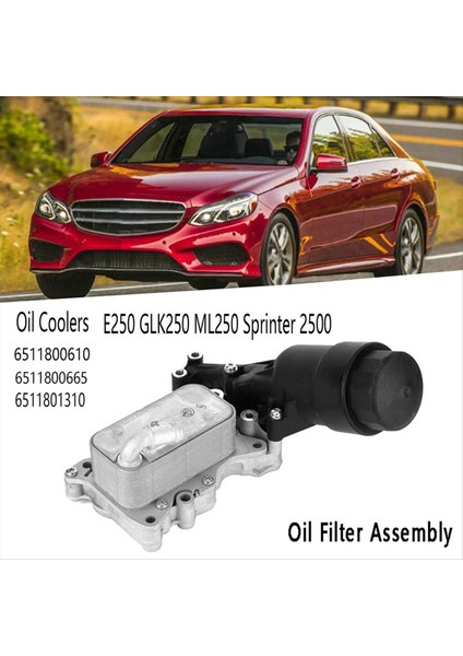 Mercedes-Benz Için Yeni Yağ Soğutucular E250 GLK250 ML250 Sprinter 2500 6511800610 6511800665 6511801310 (Yurt Dışından) indirimleri
