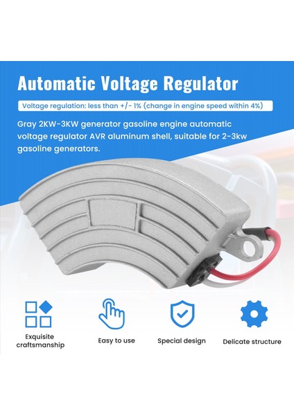 Gri 2kw-3kw Jeneratör Petrol Otomatik Voltaj Regülatörü Avr Alüminyum Kabuk (Yurt Dışından) fırsatları