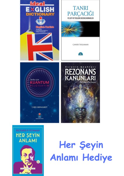 Ideal English Dictionary + Tanrı Parçacığı + Herkes Için Kuantum Bilgisayım + Rezonans Kanunları + Her Şeyin Anlamı