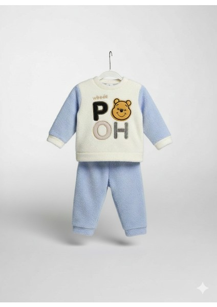 Sevimli Winnie The Pooh Temalı Peluş Bebek Takım Yumuşacık ve Konforlu Erkek Takım Bebek Kıyafeti fiyatları
