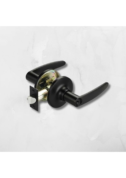 Marelli Kollu Tip Siyah Topuzlu Amerikan Otel Tipi Kilit Anahtarlı