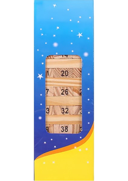 Cenga 48 Parça Ahşap Kule Denge Strateji Zeka Beceri Oyunu fırsatları