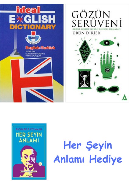 Ideal English Dictionary + Gözün Serüveni + Her Şeyin Anlamı